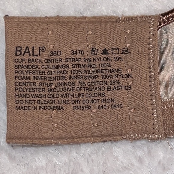 Bali Animal Print Bra Size 38D NEW without tag - Picture 8 of 8